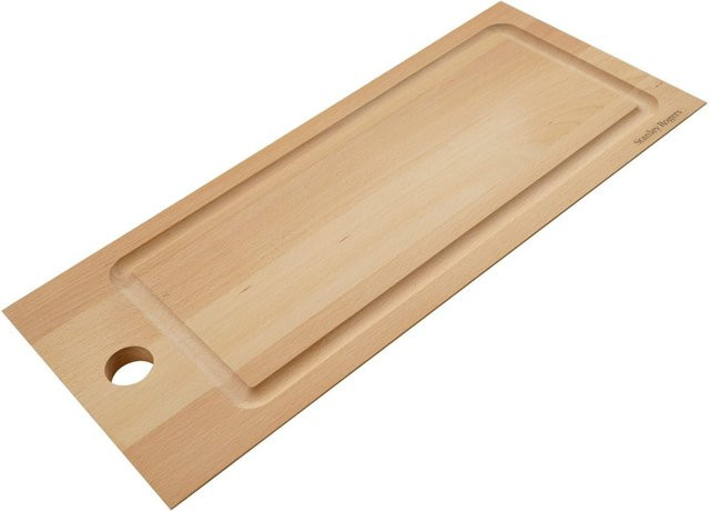 Stanley Rogers Schneidebrett aus FSC-zertifizierter Buche mit Saftrille und Griff, Braun, B: 45 cm, T: 20 cm, H: 1 cm - Bild 1