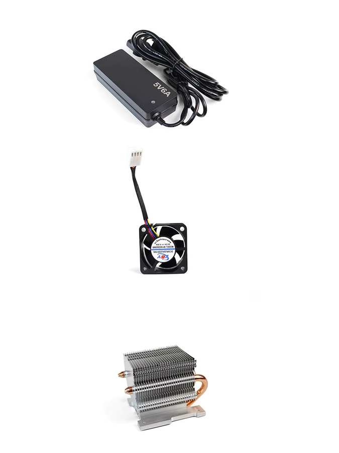 MAGIC MINER Zubehör Set für Bitaxe Gamma 601 Miner in Multicolour mit Lüfter, Kühlkörper, Netzteil, Adapter, Stecker und Halterung - Bild 1