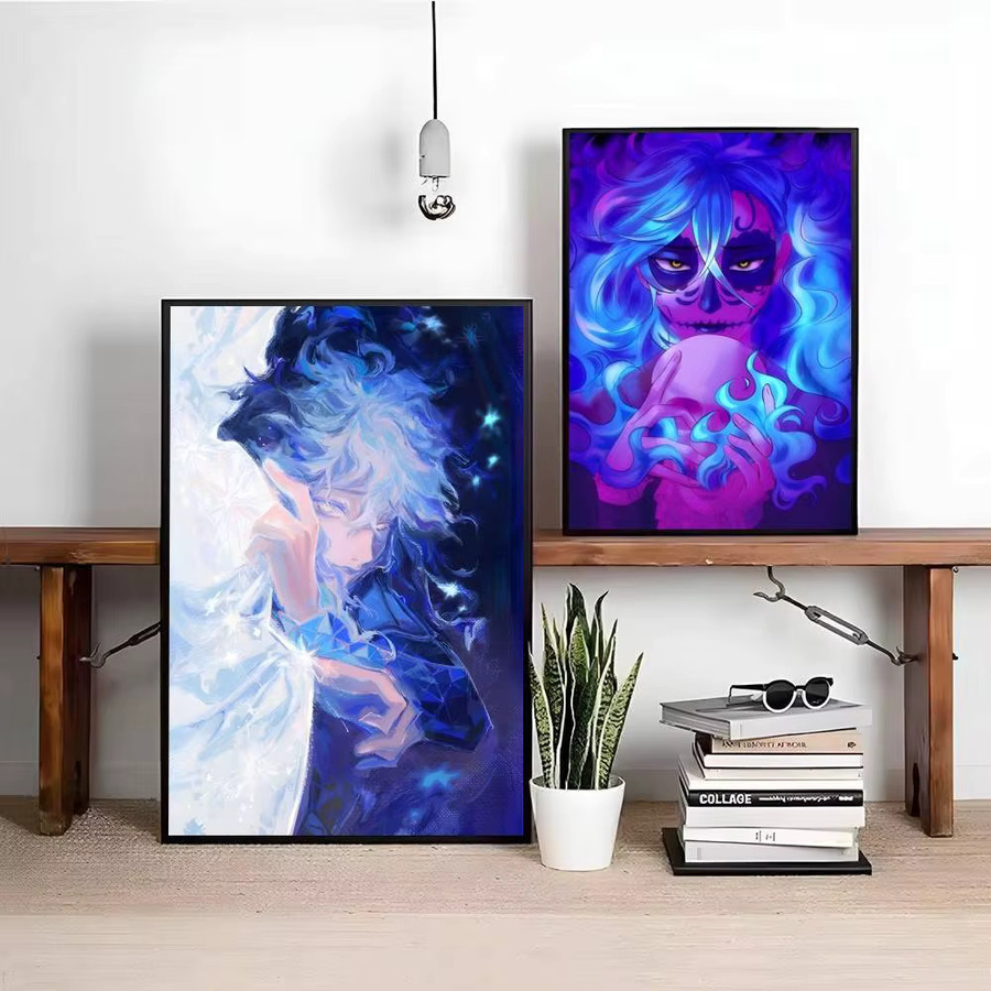 Twisted Wonderland Idia Shroud Anime Poster Wandaufkleber aus Papier für deine Wanddekoration - Bild 5