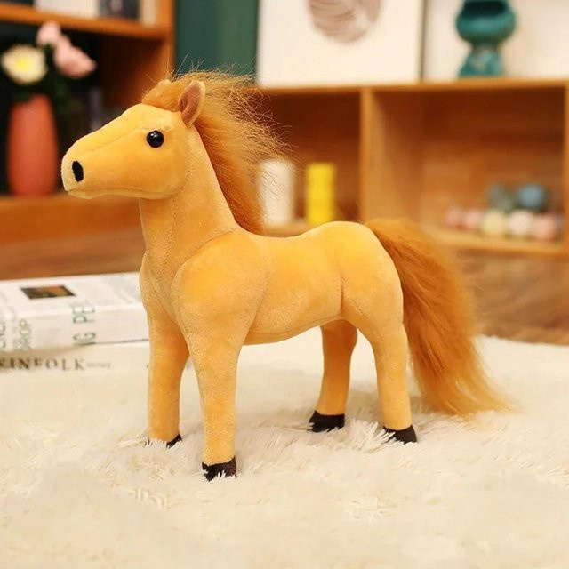 Cartoon-Simulations-Pferd Stofftier, Plüschtier, 40cm - Bild 1