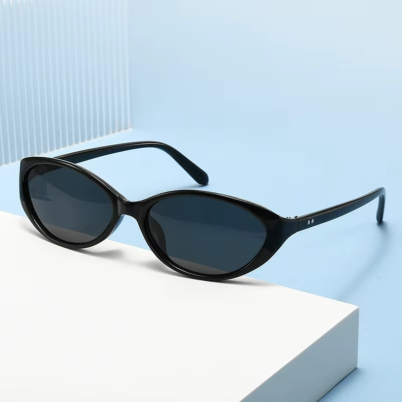 Julyrays Sonnenbrille Cat Eye, Vollrand, Kunststoff, Schwarz, Damen - Bild 1