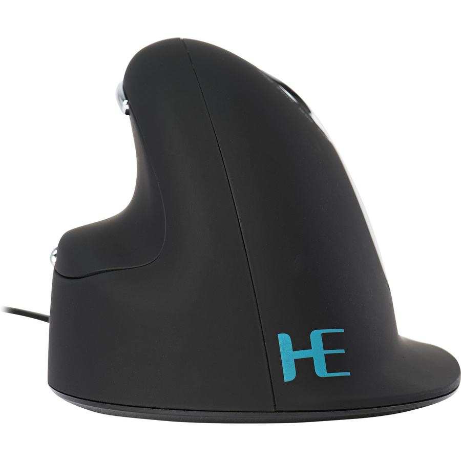 R-Go Tools HE Mouse Ergonomische Optische USB Maus mit 3500 dpi in Schwarz und Silber, B: 9,3 cm, H: 7,9 cm, T: 11 cm - Bild 3
