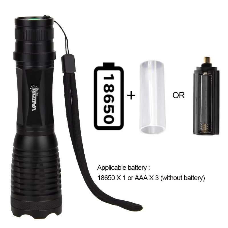 VASTFIRE Taktische LED-Taschenlampe mit Zoom und Fokus für die Nachtjagd - Bild 5