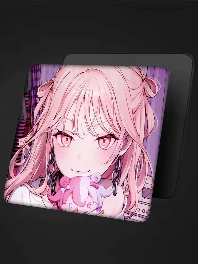 Moetch Anime Mizuki Akiyama Mauspad rutschfeste Schreibtischunterlage für Tastatur und Laptop - Bild 3