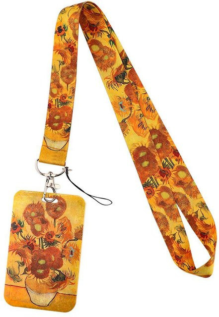 Schlüsselanhänger Van Gogh Lanyard, Ausweishalter, Unisex - Bild 1