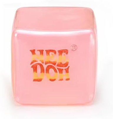 NeeDoh leuchtender Eiswürfel, Knetspielzeug, rosa - Bild 1