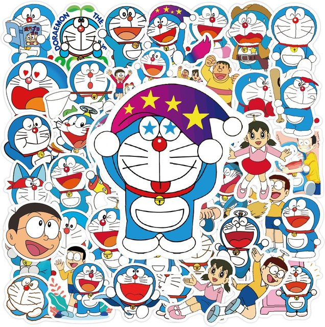 Bandai Doraemon Graffiti Aufkleber, Zubehör, Bunt / Mehrfarbig - Bild 1