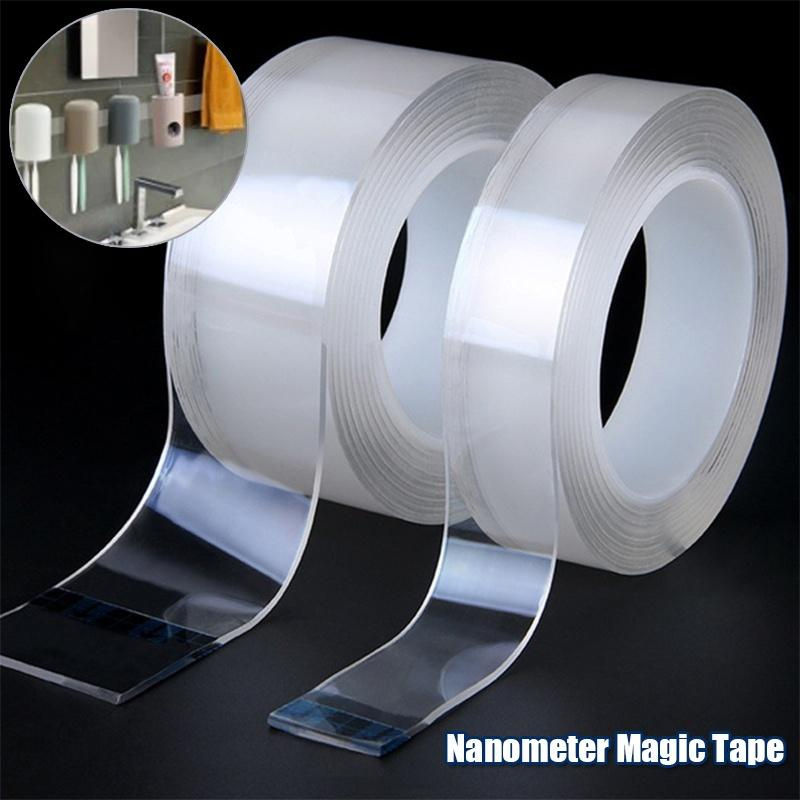 Power Tape Superstarkes doppelseitiges Klebeband, transparentes und wasserdichtes Klebeband für Küche und Badezimmer, Breite: 2 cm, Länge: 200 cm - Bild 3