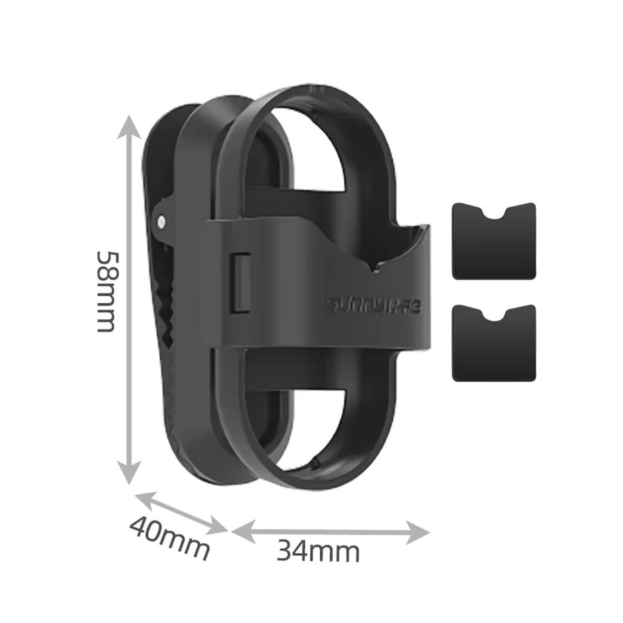 Insta360 Rucksack Clip Halterung mit 360 Grad Rotation für Insta360 GO 3 und GO 3S in Schwarz - Bild 6