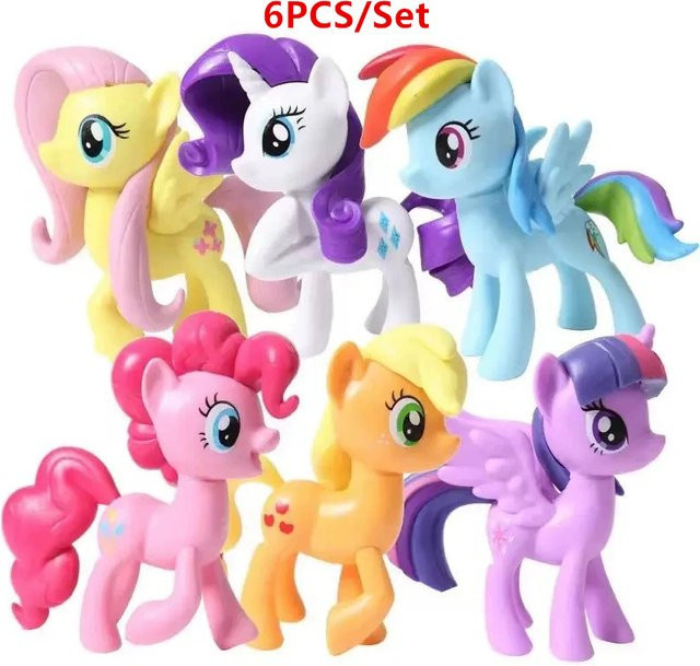 Twilight Sparkle My Little Pony Actionfiguren, 6-teiliges Set - Bild 1