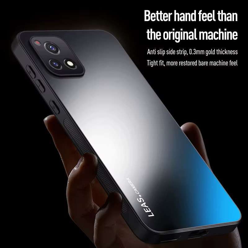 Mattierte Silikonhülle für Vivo X200S X200 Pro Mini Ultra Y29s Y29 Y39 in Schwarz mit hartem PC-Schutz - Bild 3