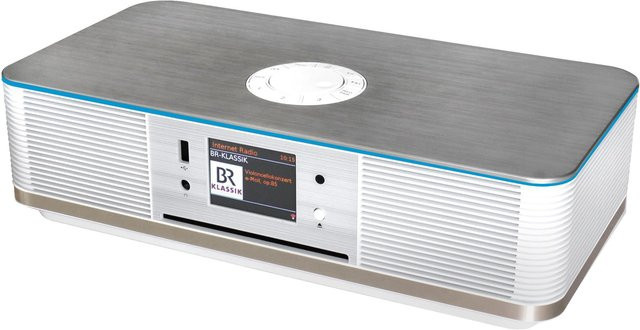 Soundmaster ICD2023WE Stereo Musikcenter in Weiß mit Internetradio, DAB+, UKW, WLAN, Bluetooth, CD und Spotify - Bild 1