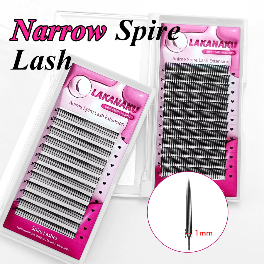 LAKANAKU Lasery Wimpern, Black, Unisex - Bild 4