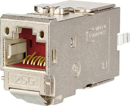 Metz Connect 25Gmodul 130B11-25-E Ethernet LAN Modul in Silber - Bild 1