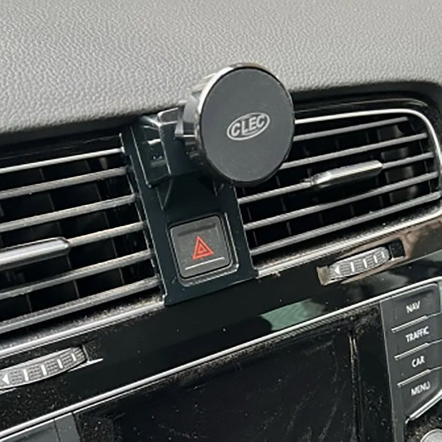 Carinway Magnetische Auto Telefonhalterung für VW Golf 7 MK7 2014-2019, GPS Halterung für Lüftungsschlitze, Schwarz - Bild 1