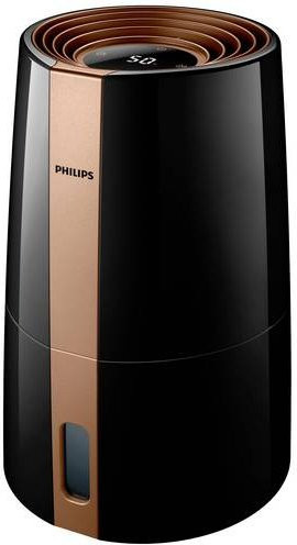 Philips 3000er Serie Luftbefeuchter HU3918/10 in Schwarz und Kupfer - Bild 2