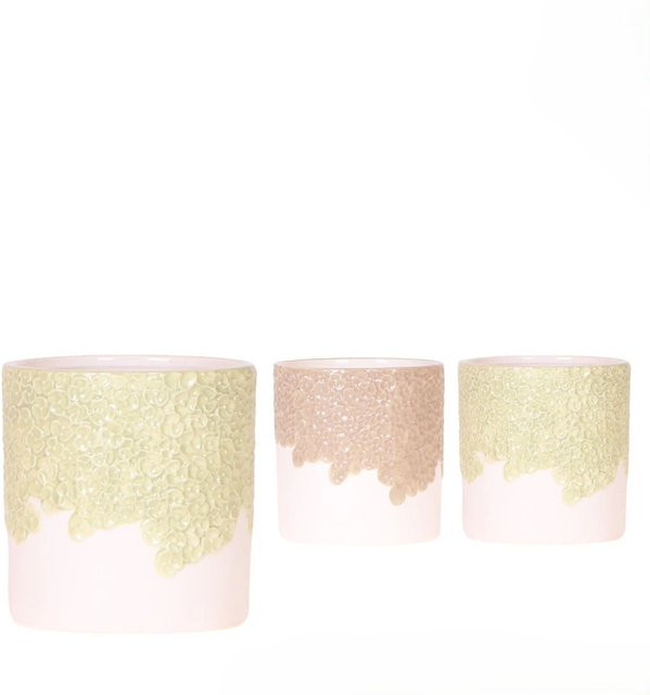 Keramik-Übertopf Bloom in Sand als Tabletop-Topf mit einem Durchmesser von 9 cm - Bild 1