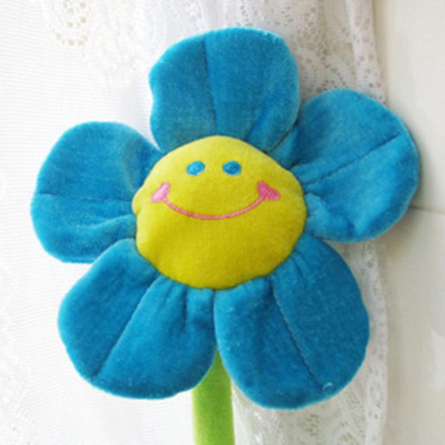 Amusedly Plüsch Gänseblümchen Sonnenblume Stofftier blau - Bild 2