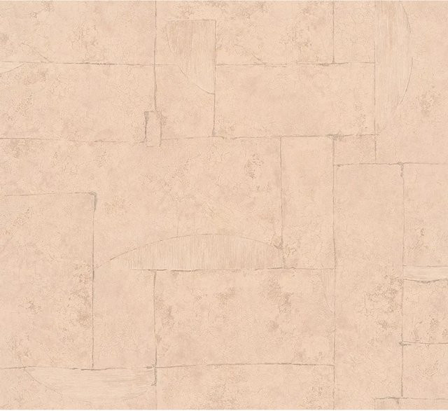 Marburg Vliestapete Papis Loveday in Beige und Rot mit geometrischem Design und FSC-Zertifizierung - Bild 1