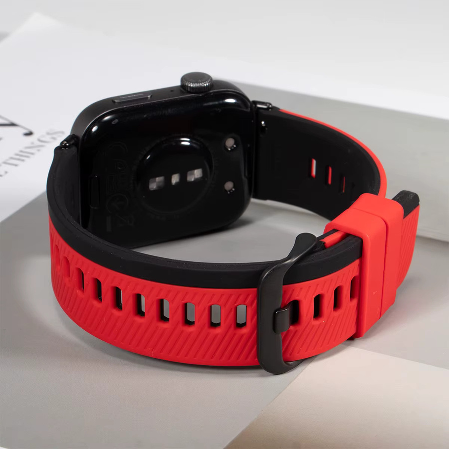 CAOWTAN Uhrenarmband Silikon, Zweifarbig, Unisex - Bild 3