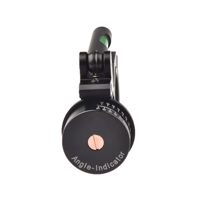 Präzisions-Winkel-Anzeige mit Wasserwaage für Kosinus-Winkel Messungen in Schwarz, passend für 25,4 mm und 30 mm - Bild 3