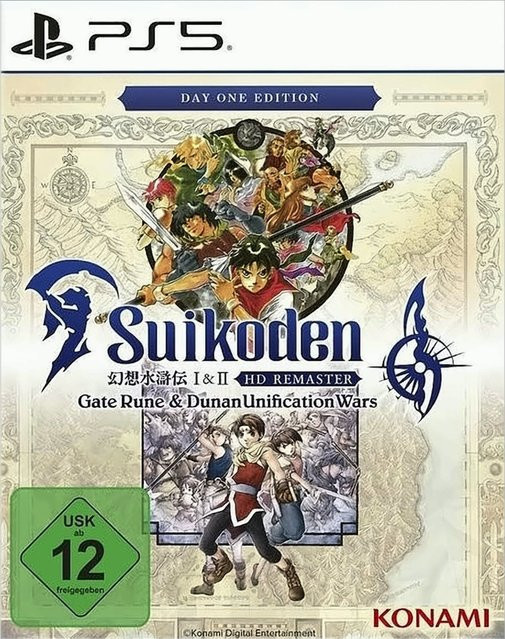 Suikoden I & II HD Remaster - Gate Rune & Dunan Unification Wars Day One Edition von Konami (Rollenspiel, Multicolour) - Bild 1