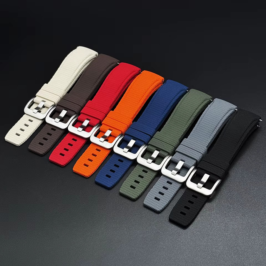 Uhrenarmband Fluorkautschuk, FKM, Schnellverschluss, Herren - Bild 1