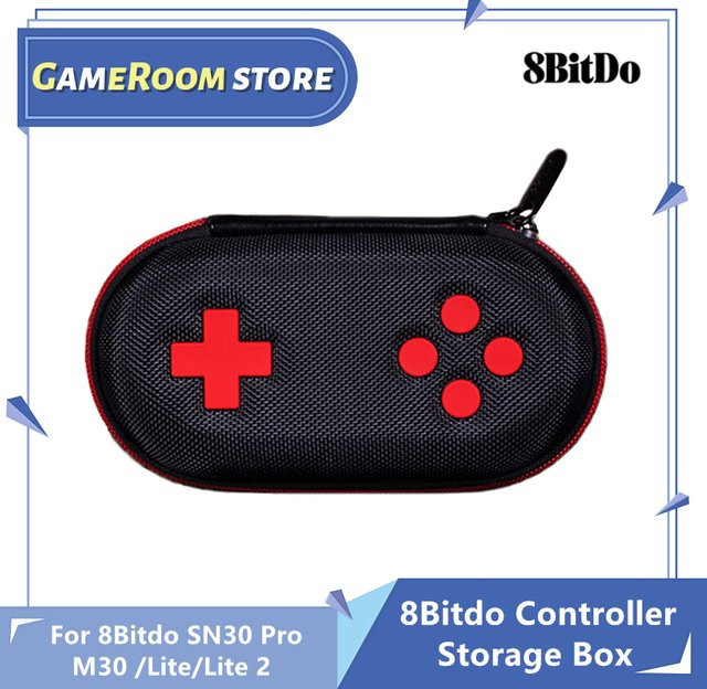 8Bitdo Tragbare Aufbewahrungstasche in Schwarz als Hartschalen-Schutzhülle für SN30 Pro und M30 Lite Controller - Bild 1