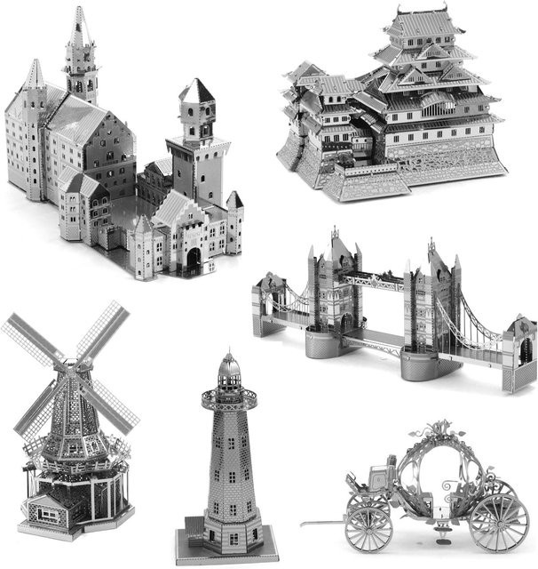 SEA-LAND Building Series 3D Metal Puzzle Model Metal - Bild 1