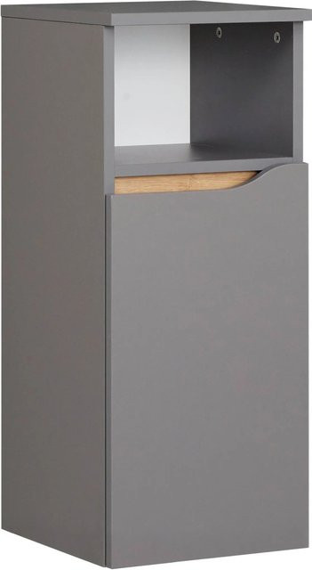 Pelipal Bad-Hochschrank Quickset 357 in Quarzgrau Matt mit 30 cm Breite und 72 cm Höhe - Bild 1