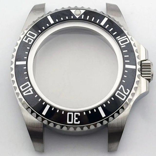 Deepsaea Uhrengehäuse Edelstahl, 44 mm, Silber, Saphirglas - Bild 1