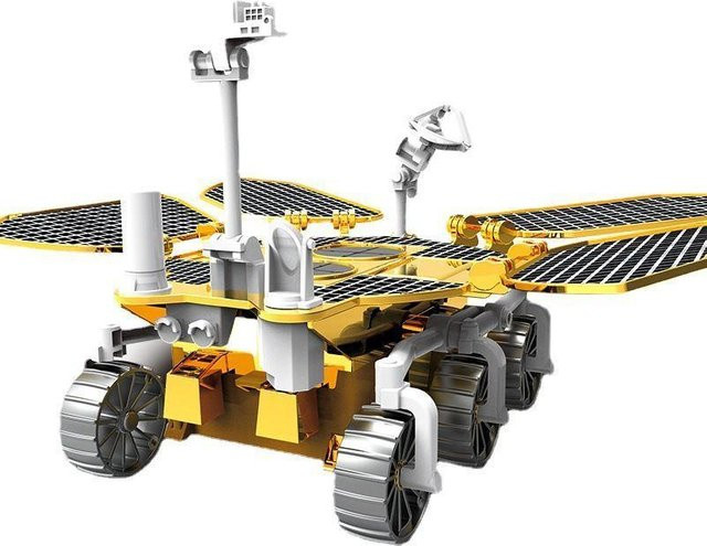 Binchi Keji Travel Solar Rover Weltraumsonde, DIY Montage, Baukasten, gray - Bild 1