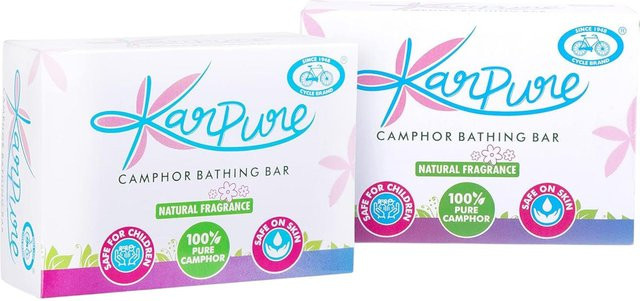 Cycle Karpure Kampfer Bade Seife, 2er Pack, Unisex - Bild 1