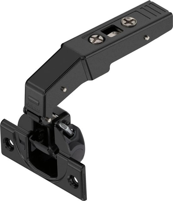 Blum Clip Top Blumotion Stollenscharnier mit Feder 95 Grad in Onyx Schwarz matt inklusive Schrauben - Bild 1