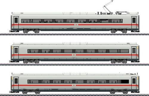 Märklin ICE 4 Ergänzungswagen, 3er-Set, H0, 1:87, Weiß - Bild 1