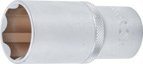 BGS Steckschlüssel-Einsatz Super Lock tief 9362, Antrieb 1/2 Zoll, SW 27 mm, Silber - Bild 1