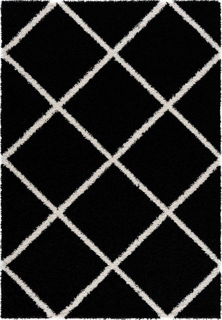 Sanat Hochflorteppich MADRID in Schwarz, B: 200 cm, L: 290 cm - Bild 1