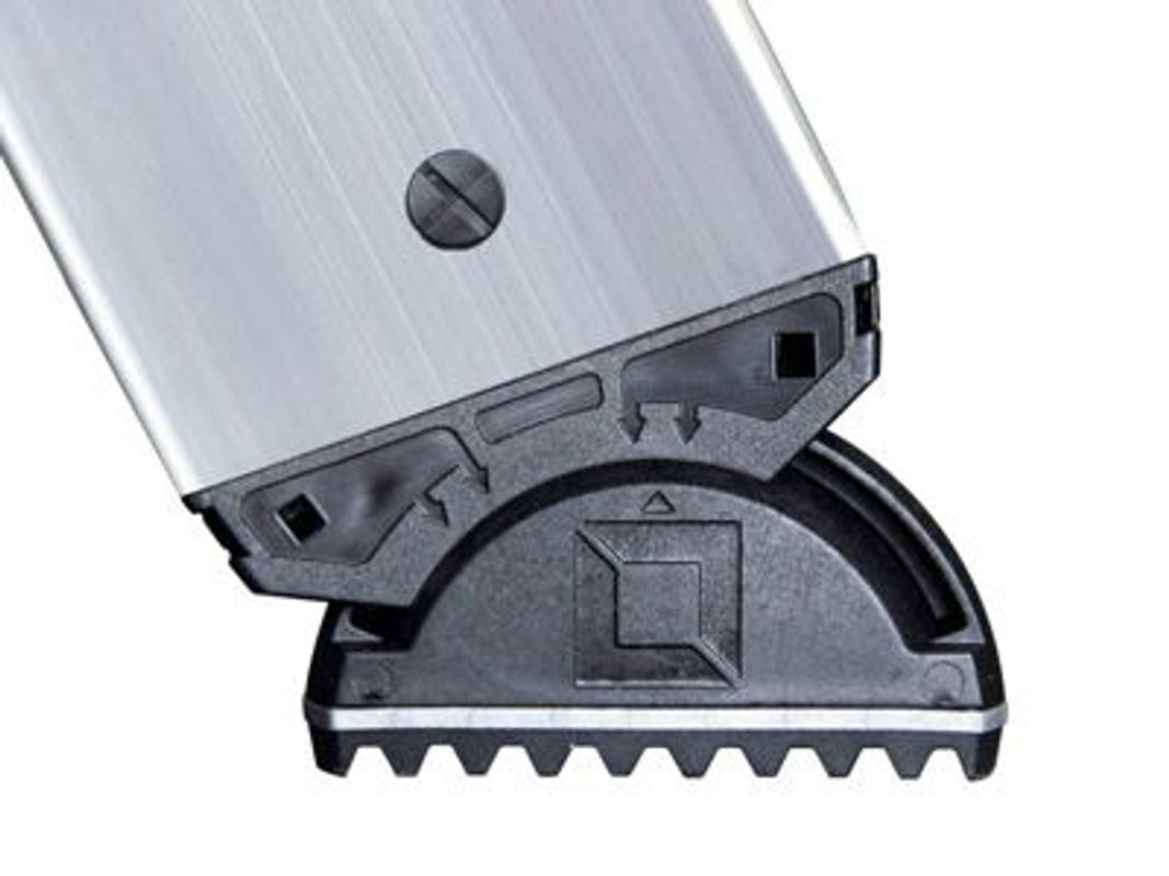 MUNK Günzburger Steigtechnik Aluminium Stufen-Doppelleiter Silber, Arbeitshöhe: 2,5 m - Bild 2