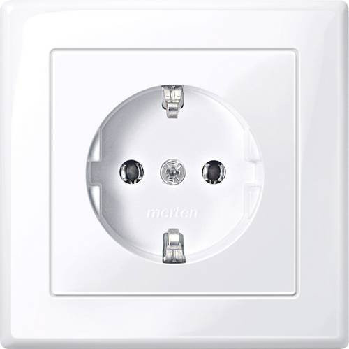 Merten Steckdose System M in Weiß MEG2401-1425 - Bild 1