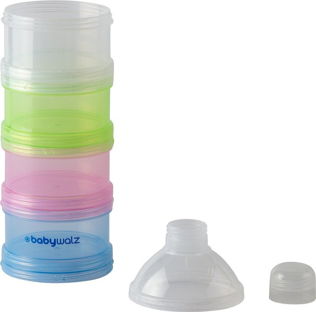 Baby-Walz Basics Milchpulver-Portionierer, stapelbar, Mehrfarbig - Bild 1