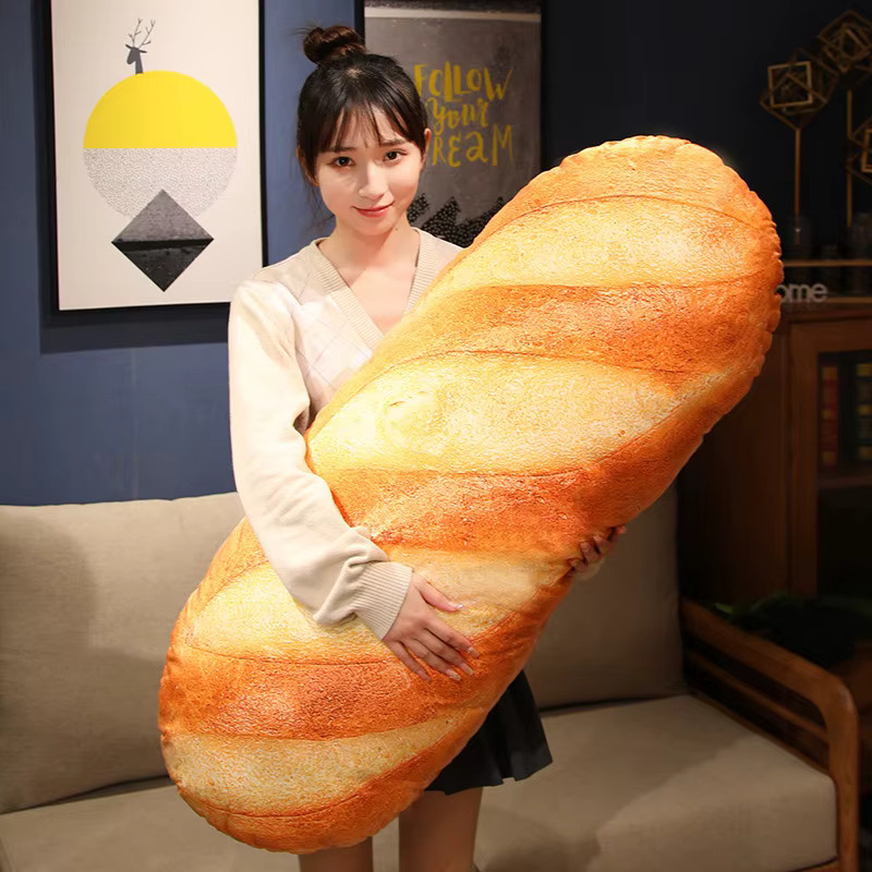 GEGENUOYI Französisches Brot Plüsch Kissen, 1-teiliges Set - Bild 2