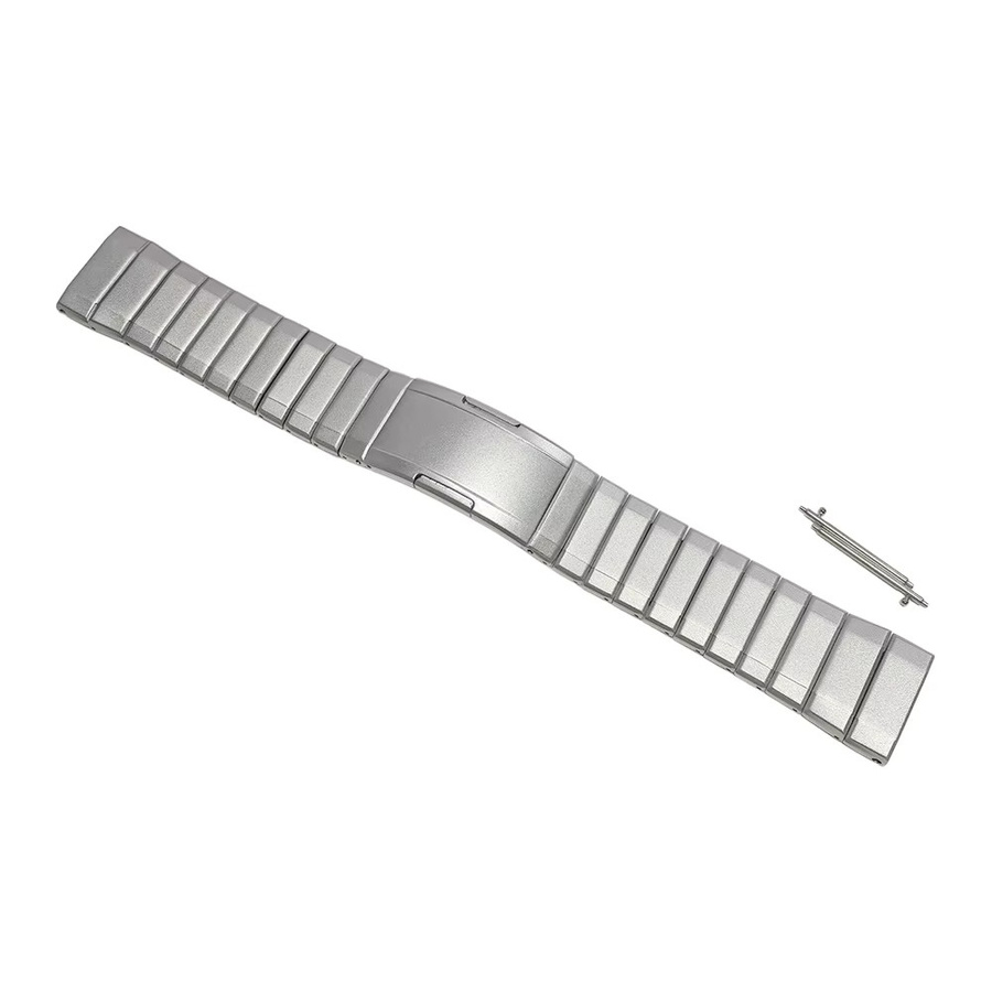 Uhrenarmband Titan, 22 mm, Silber, Unisex - Bild 1