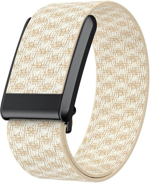 Agood Kaschmir-Fitnessband für Whoop 4.0, dehnbar und wasserfest, Sportarmband für Damen und Herren, Silber - Bild 1