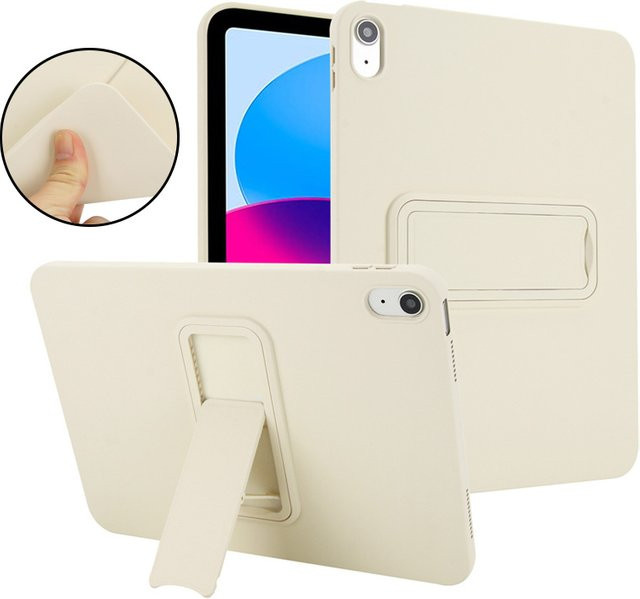 Schutzhülle mit Standfunktion für Apple iPad Pro und iPad Air in Pink und Beige - Bild 1
