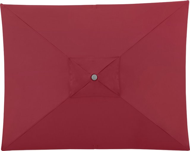 Doppler Sonnenschirm ACT Push Up in Rot mit Aluminiumgestell, Breite: 250 cm, Tiefe: 200 cm - Bild 1