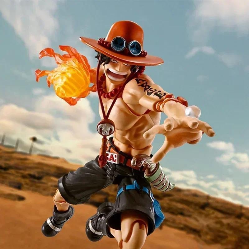 One Piece Portgas D Ace Anime Gelenkige Actionfigur PVC 18cm - Bild 4