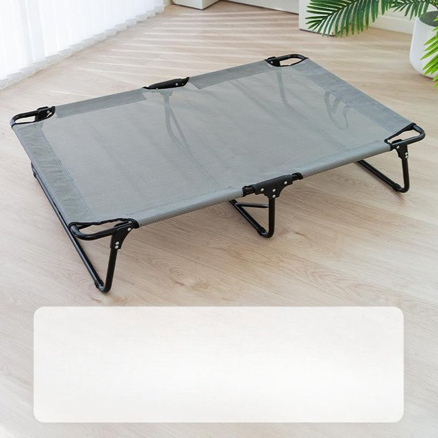 Faltbares Hundebett für mittelgroße und große Hunde als Sommer-Feldbett, B/T/H: 71 x 58 x 16 cm - Bild 1