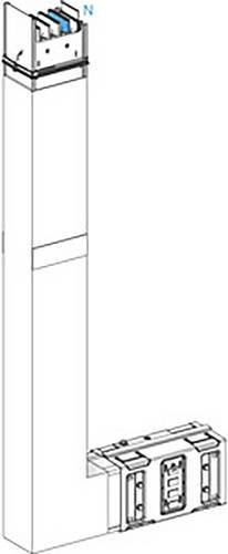 Schneider Electric KSA630DLE41F KSA Winkelelement Brandschott Winkelprofil, 630A, flach PE innen, weiß - Bild 1