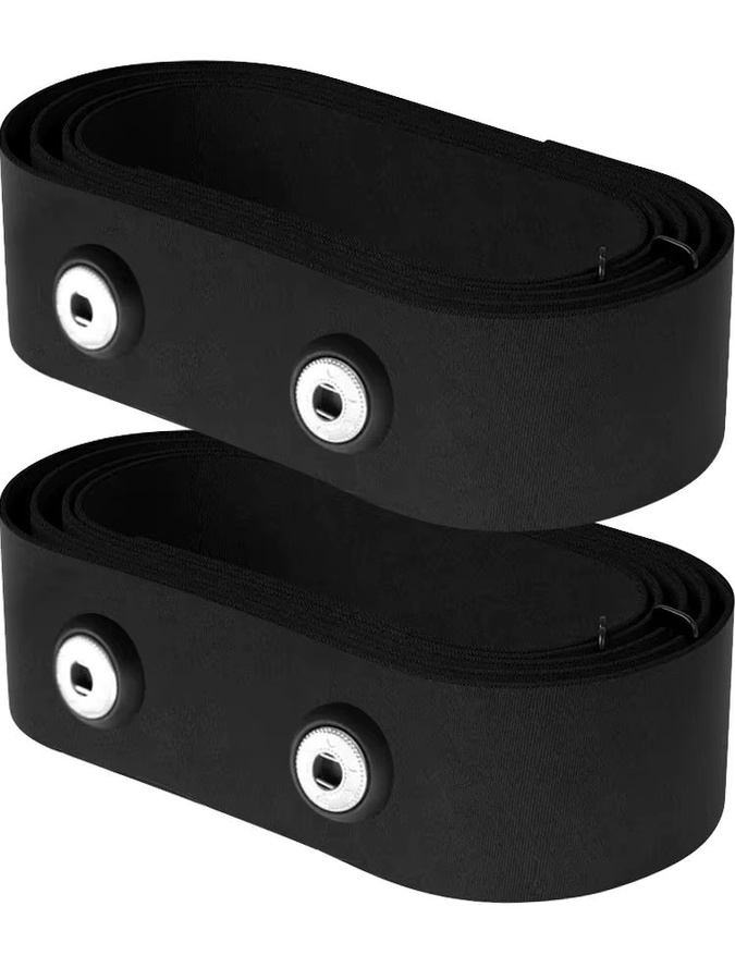 CYCLAMI Herzfrequenzmesser-Brustgurt mit Armband für kabellose Verbindung in Schwarz, kompatibel mit Garmin, XOSS, iGPSPORT, Wahoo, Magene und COOSPO - Bild 6