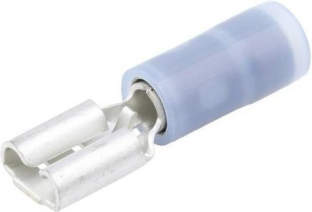 Molex Flachsteckhülse in Silber mit einer Steckbreite von 4,75 mm und einer Steckdicke von 0,81 mm - Bild 1